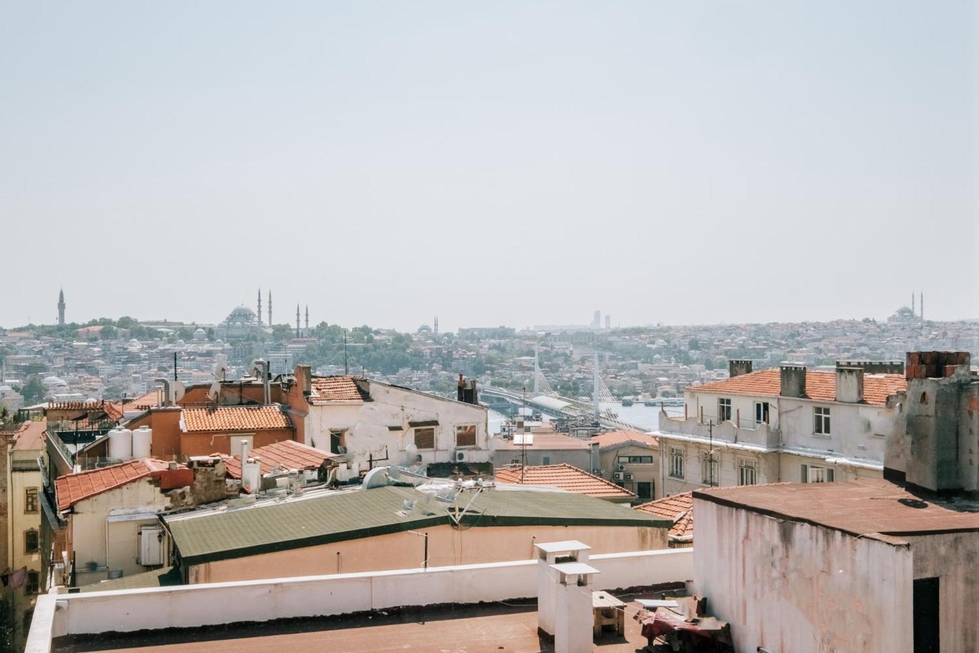 Flat W City View Near Galata Tower In Istiklal Ave Istanbul Exterior photo